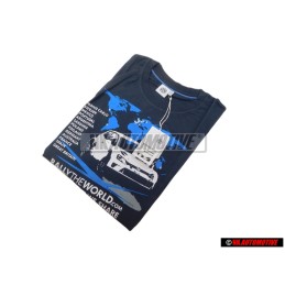 Γνήσιο VW T-Shirt (Αντρικό) Σκούρο Μπλε/Λευκό - 6RV084200D BRL