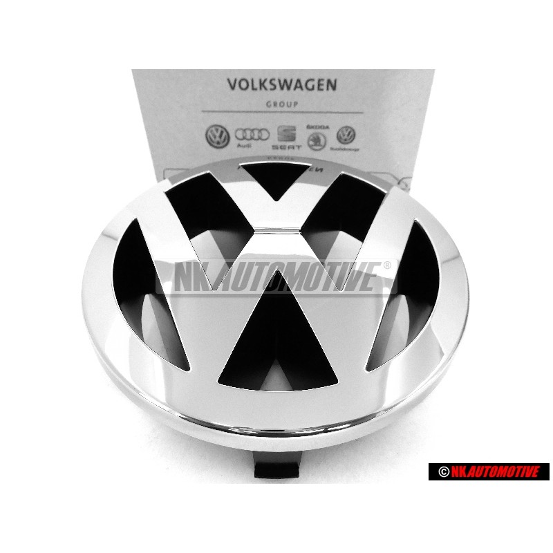 Γνήσιο VW Εμπρόσθιο Σήμα Έμβλημα Μάσκας Χρωμέ - 2D0853600 ULM