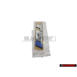 Γνήσιο VW TDI Οπίσθιο Σήμα Έμβλημα Χρωμέ Μπλέ - 7D0853675C HCE