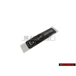 Γνήσιο VW Πινακίδα Τύπου - 1C0000279