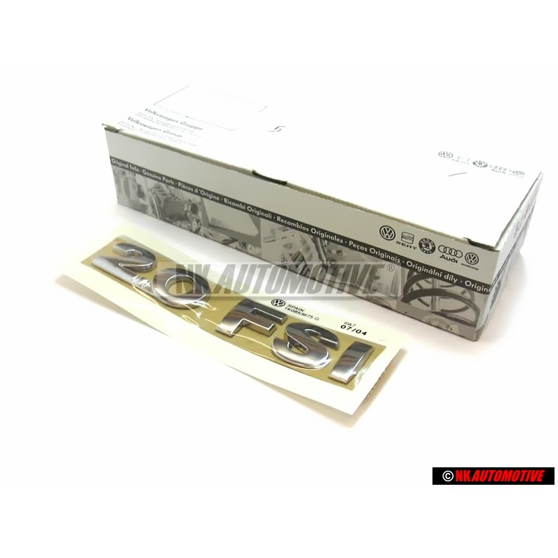 Γνήσιο VW 2.0 FSI Οπίσθιο Σήμα Έμβλημα Χρωμέ - 1K0853675G 739