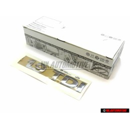 Γνήσιο VW 1.9 TDI Οπίσθιο Σήμα Έμβλημα Χρωμέ - 1K0853675H 739