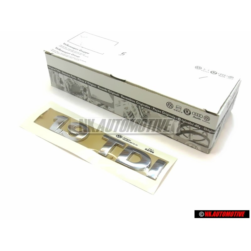 Γνήσιο VW 1.9 TDI Οπίσθιο Σήμα Έμβλημα Χρωμέ - 1K0853675H 739