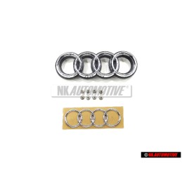 ΣΕΤ για Audi RS2 Δαχτυλίδια Σήμα Έμβλημα Εμπρόσθιο Οπίθιο