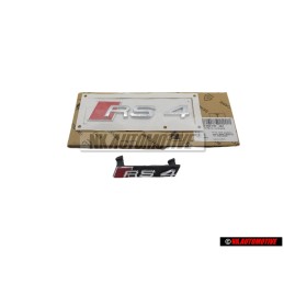 Γνήσιο Audi SET Σήμα Έμβλημα Εμπρόσθιο & Οπίθιο - RS4 B7 (8E)