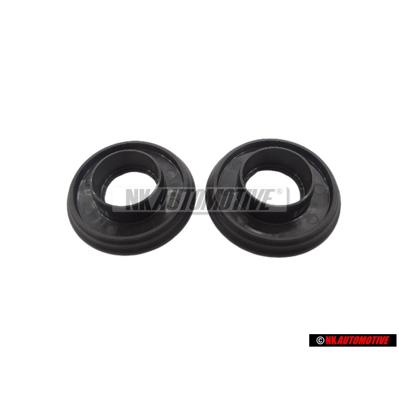 2x Γνήσιο VW Διάφραγμα Σατινέ Μαύρο - 535881680 01C