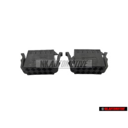 2x Γνήσιο VW Περίβλημα Επίπεδης Επαφής Με Ασφάλιση Επαφής - 191972725