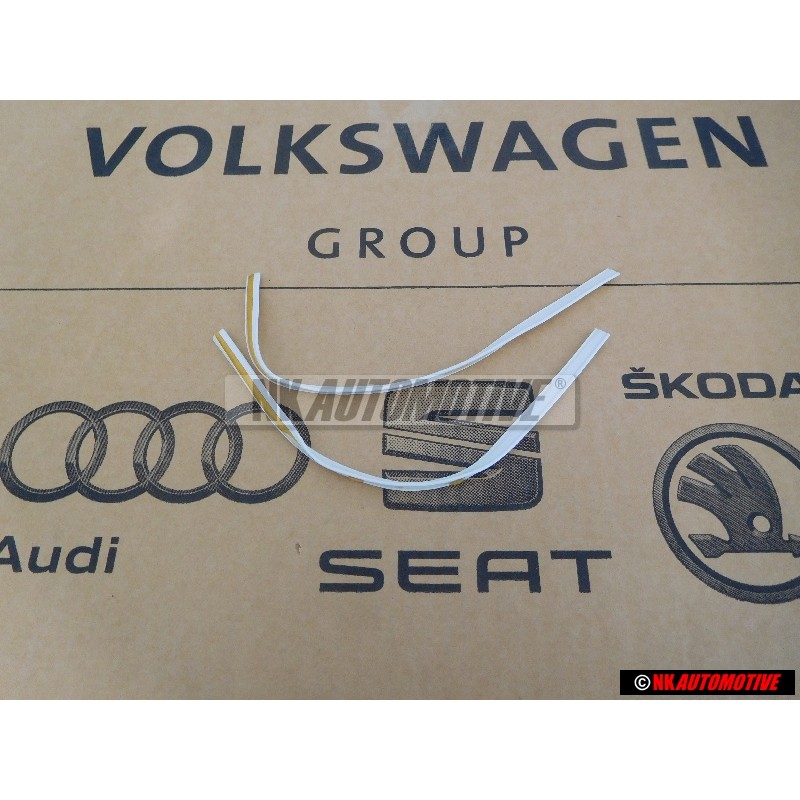 2x Γνήσιο VW Κλείστρα Λευκό Alpin - 155853977 90E