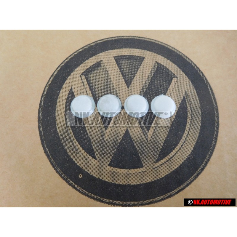 4x Γνήσιο VW Κάλυμμα Βίδας Hermelin (Λευκό) - 311867169 90X