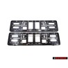 2x Γνήσιο AUDI License Plate Holder Vorsprung Durch Technik - A16-2285