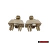 2x Γνήσιο VW Retainer For Sun Visor Corn Silk Beige - 1S0857561 95T