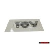 Γνήσιο VW 16V Οπίσθιο Σήμα Έμβλημα Χρωμέ - 6N0853675A 739