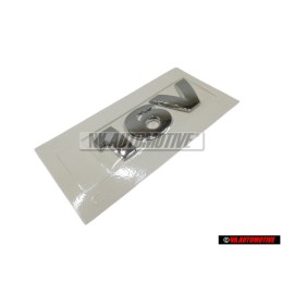 Γνήσιο VW 16V Οπίσθιο Σήμα Έμβλημα Χρωμέ - 6N0853675A 739