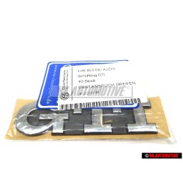 Γνήσιο VW GTI Οπίσθιο Σήμα Έμβλημα Χρωμέ - 1H6853687AJZ10