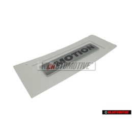 Γνήσιο VW 4MOTION Οπίσθιο Σήμα Έμβλημα Χρωμέ Κόκκινο - 2H0853675E GQF