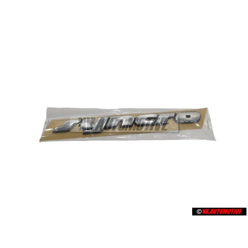 Γνήσιο VW SYNCRO Οπίσθιο Σήμα Έμβλημα Χρωμέ - 701853675A Z10