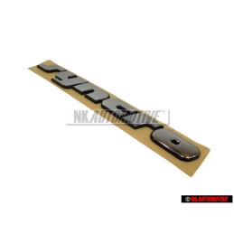 Γνήσιο VW SYNCRO Οπίσθιο Σήμα Έμβλημα Χρωμέ - 701853675A Z10