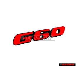 Γνήσιο VW G60 Εμπρόσθιο Σήμα Έμβλημα Μάσκας Κόκκινο - 535853679 QN5