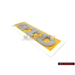 Γνήσιο VW GTD Οπίσθιο Σήμα Έμβλημα Χρωμέ - 5G0853675R 2ZZ