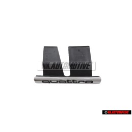 Γνήσιο Audi QUATTRO Εμπρόσθιο Σήμα Έμβλημα Μάσκας Χρωμέ - 8N0853736A 2ZZ