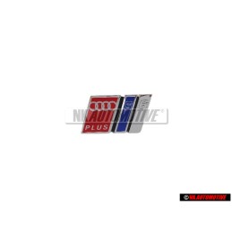 Γνήσιο Audi S6 PLUS Εμπρόσθιο Σήμα Έμβλημα Μάσκας Χρωμέ Κόκκινο - 4A5853736D 2ZZ