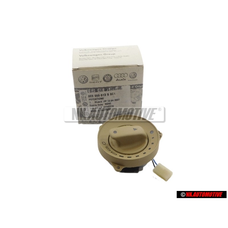 Γνήσιο Audi Ποτενσιόμετρο Torrone Μπεζ - 8E0959613B 8C1