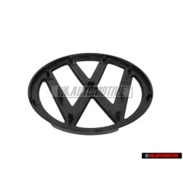 Γνήσιο VW Εμπρόσθιο Σήμα Έμβλημα Μάσκας Μάυρο - 1J0853601A 041