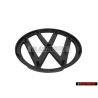 Γνήσιο VW Εμπρόσθιο Σήμα Έμβλημα Μάσκας Μάυρο - 1J0853601A 041