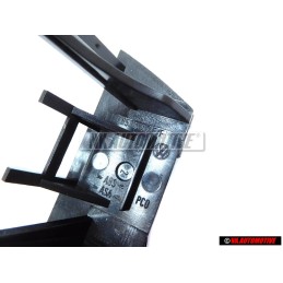 Γνήσιο VW V5 Εμπρόσθιο Σήμα Έμβλημα Μάσκας Χρωμέ Κόκκινο - 1J6853679F GQF