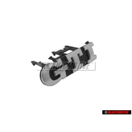 Γνήσιο VW GTI Εμπρόσθιο Σήμα Έμβλημα Μάσκας Χρωμέ - 1J6853679C FDY