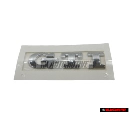 Γνήσιο VW GTI Οπίσθιο Σήμα Έμβλημα Χρωμέ - 6N0853675 739