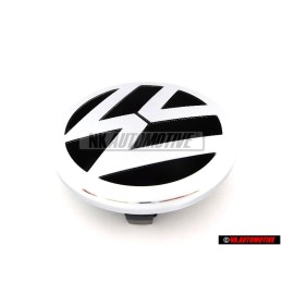 Γνήσιο VW Εμπρόσθιο Σήμα Έμβλημα Μάσκας Χρωμέ - 1T0853601A FDY