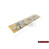 Γνήσιο VW R32 Οπίσθιο Σήμα Έμβλημα Χρωμέ - 1K0853675P 739