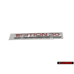 Γνήσιο VW EDITION30 Οπίσθιο Σήμα Έμβλημα Χρωμέ Κόκκινο - 1K0853675AHKTP