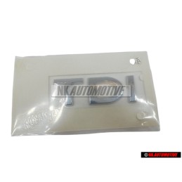 Γνήσιο VW TDI Οπίσθιο Σήμα Έμβλημα Χρωμέ - 1K5853675B 739