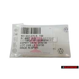 Γνήσιο VW TDI Οπίσθιο Σήμα Έμβλημα Χρωμέ - 1K5853675B 739