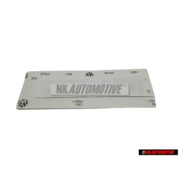 Γνήσιο VW 2.0 TDI Οπίσθιο Σήμα Έμβλημα Χρωμέ - 3C0853675E 739