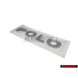 Γνήσιο VW POLO Οπίσθιο Σήμα Έμβλημα Χρωμέ - 6N0853687H 739