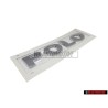 Γνήσιο VW POLO Οπίσθιο Σήμα Έμβλημα Χρωμέ - 6N0853687H 739