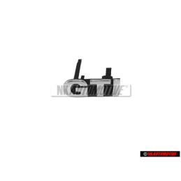 Γνήσιο VW GTI Εμπρόσθιο Σήμα Έμβλημα Μάσκας Χρωμέ - 6E0853679D PWV