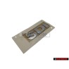 Γνήσιο VW SDI Οπίσθιο Σήμα Έμβλημα Χρωμέ - 3B0853675G 739