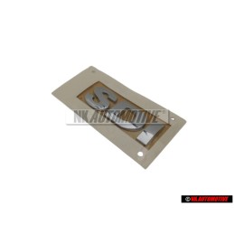 Γνήσιο VW SDI Οπίσθιο Σήμα Έμβλημα Χρωμέ - 3B0853675G 739