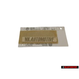 Γνήσιο VW SDI Οπίσθιο Σήμα Έμβλημα Χρωμέ - 3B0853675G 739