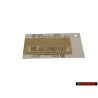 Γνήσιο VW SDI Οπίσθιο Σήμα Έμβλημα Χρωμέ - 3B0853675G 739
