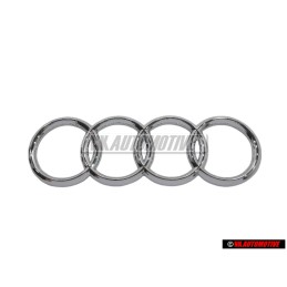 Γνήσιο Audi Δαχτυλίδια Οπίσθιο Σήμα Έμβλημα Χρωμέ - 443853742 2ZZ