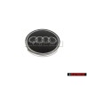Γνήσιο Audi Πλακέτα Σήμα Έμβλημα Τιμονιού Μάυρο Χρωμέ - 8A0419685