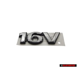 Γνήσιο VW 16V Οπίσθιο Σήμα Έμβλημα Χρωμέ - 7M0853675C Z10