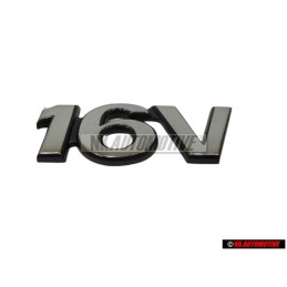 Γνήσιο VW 16V Οπίσθιο Σήμα Έμβλημα Χρωμέ - 7M0853675C Z10