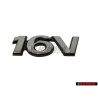 Γνήσιο VW 16V Οπίσθιο Σήμα Έμβλημα Χρωμέ - 7M0853675C Z10
