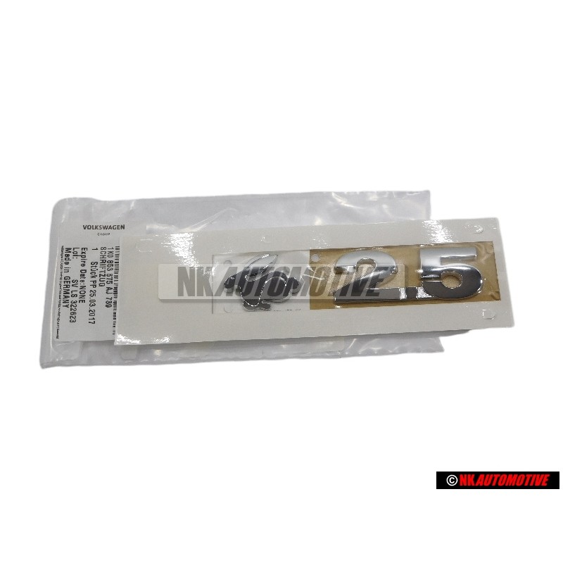 Γνήσιο VW RABBIT 2.5 Οπίσθιο Σήμα Έμβλημα Χρωμέ - 1K0853675AJ739
